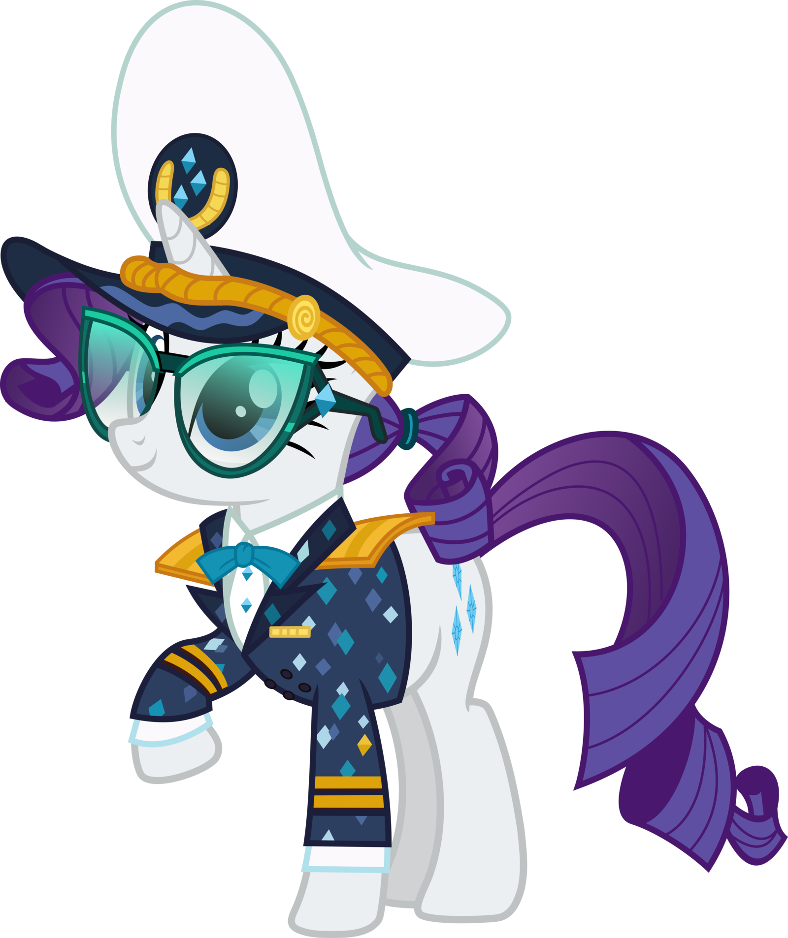 Pink1ejack 192 15 Captain Rarity By Pink1ejack - My Little Pony Rarity Tutu Dress, Mlp Costume, Halloween (1600x1906)
