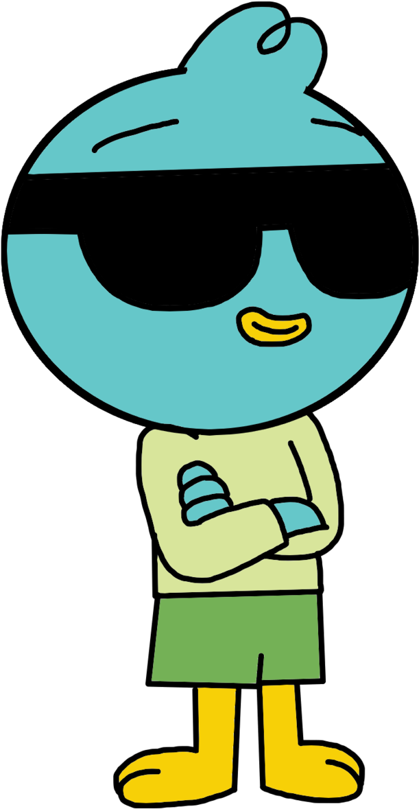 Marcospower1996 Harvey Beaks With Dark Glasses By Marcospower1996 - Harvey Beaks (1600x1600)