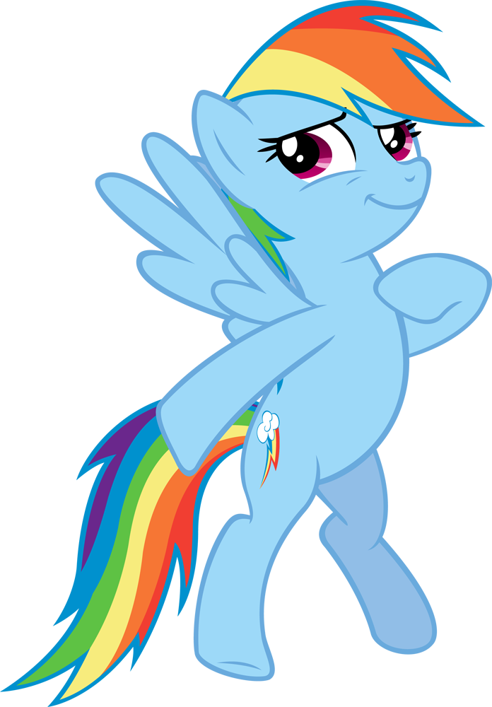 Rainbow Dash Vector - Mlp Rainbow Dash Vectors Deviantart (696x1000)