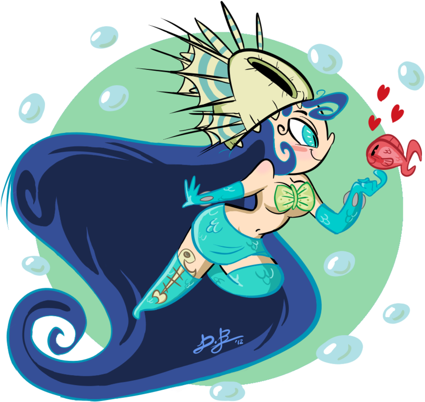 Appealing Annetta By Redblooper - Rayman Origins Nymphs Annetta Fish (900x836)