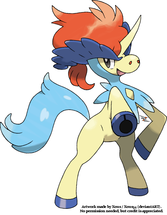 4 By Xous54 - Keldeo Deviantart (541x696)