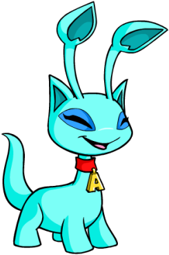 Blueberriemiffin Is A Recreation Of My Old Pet, Blueberriemffin - Neopets Aisha (500x500)