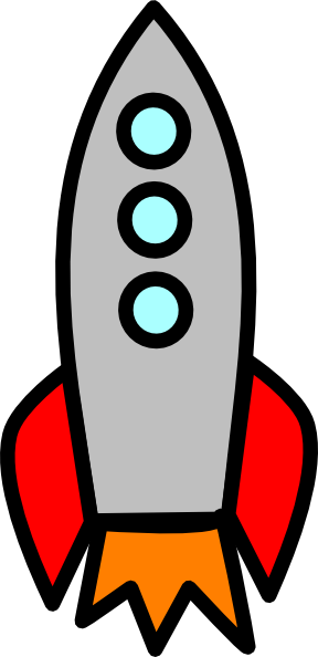 Clipart Rocket Blasting Off (640x1280)