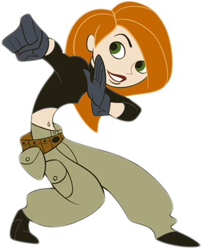 Kim Possible Is A School Girl Who Leads A Double Life, - Kim Possible Png (415x501)