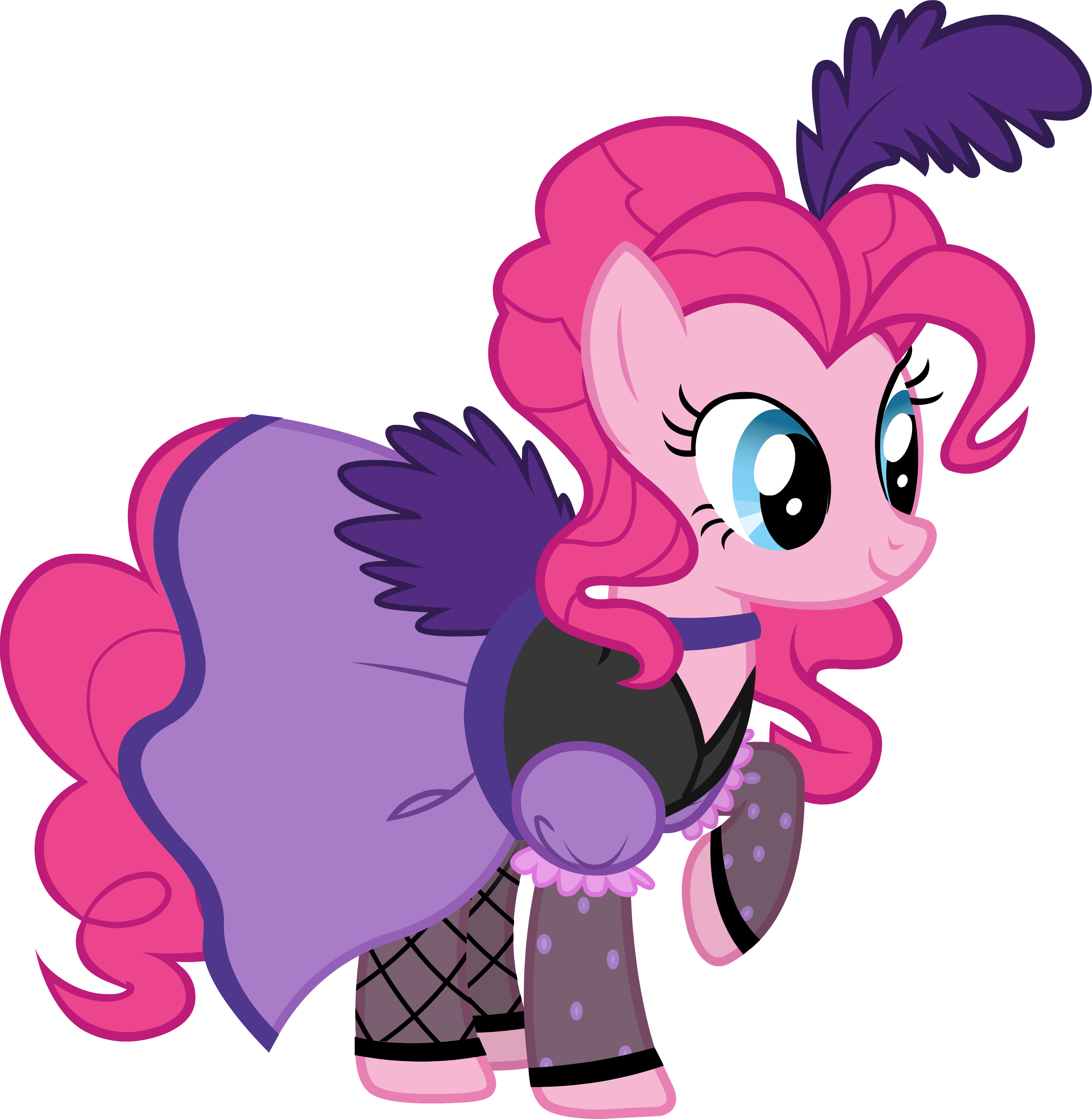 Pinkie Pie Eating A Cupcake Vector By Ponyengineer - My Little Pony Pinkie Pie Dress (2810x2879)