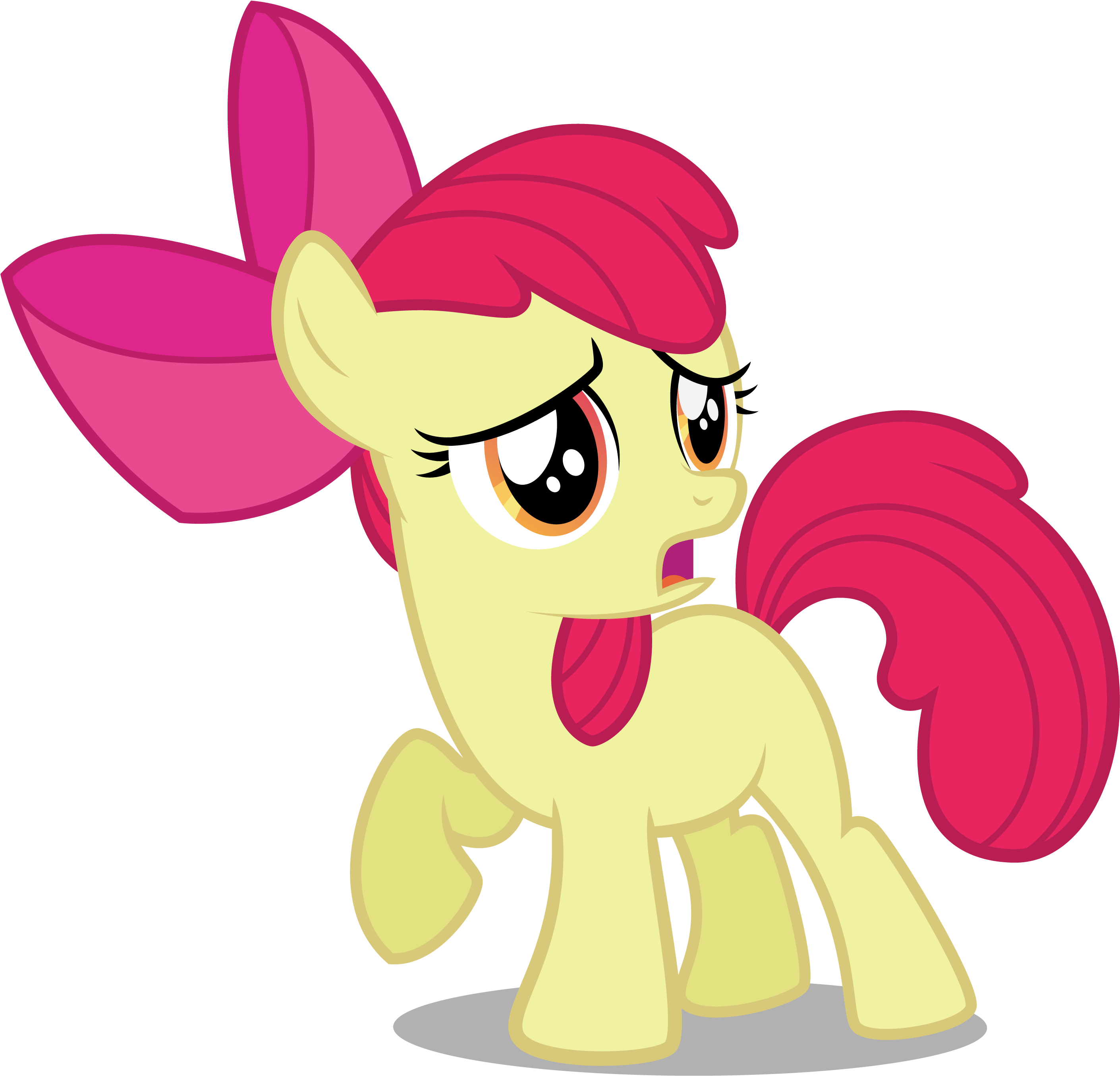 Mlp Applebloom Angry (3000x3000)