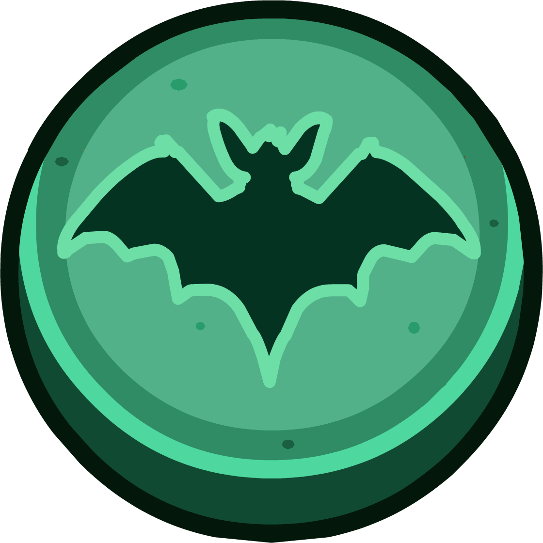 Halloween 2013 Transform Candy Bat Green - Club Penguin Halloween Candy (1120x1120)