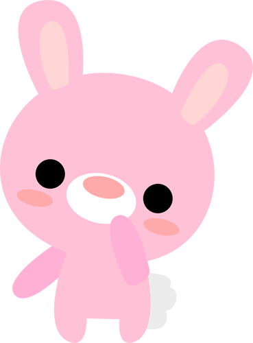 Baby Rabbit Logo Png (369x500)