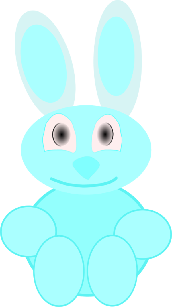 Vector Clip Art - Rabbit (600x1072)