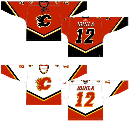 While They're Not Necessarily Perfect, They're The - Calgary Flames Jersey 2004 (462x440)