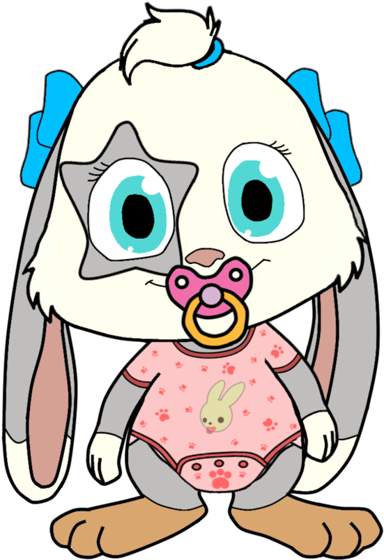 Angelina Baby Bunny By Schnuffelkuschel - Cartoon (836x955)