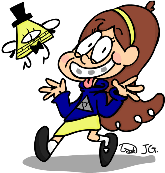 Mabel Pines Brer Wolf Animated Cartoon Drawing - Mabel Pines Brer Wolf Animated Cartoon Drawing (1210x660)