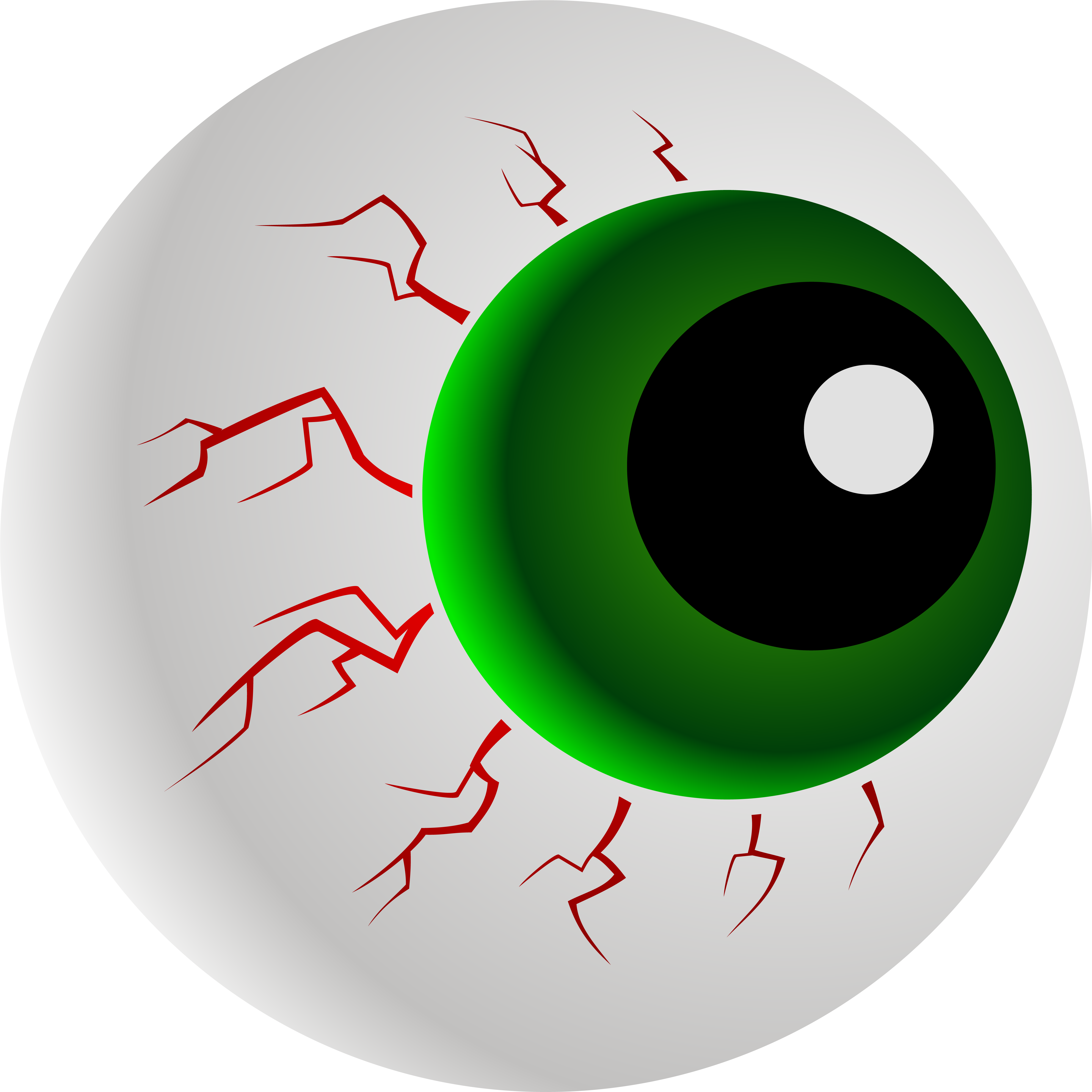 Giant Eyeball Png Clipart Image - Halloween Eyeball Png (5123x5123)