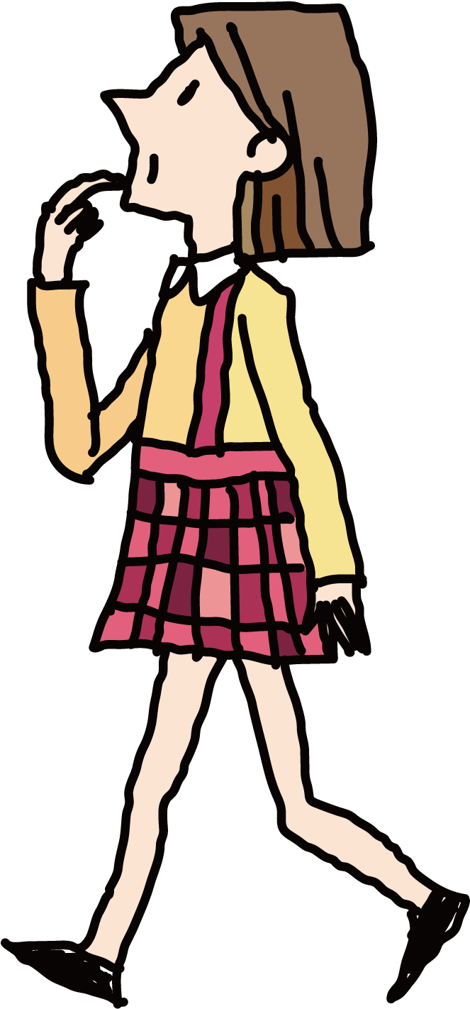 Woman Girl Thought Illustration - Woman Girl Thought Illustration (1500x1501)