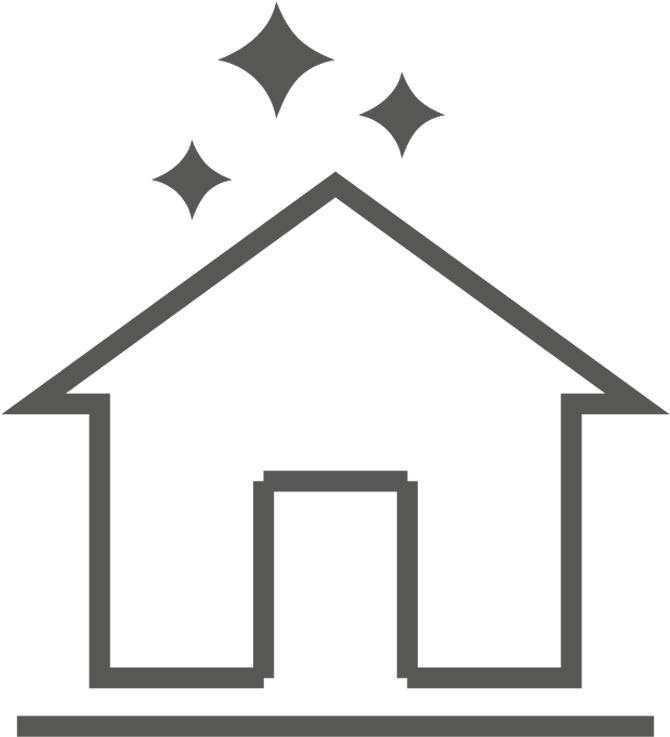 Sparkling Clean House Clipart - Graphic Organizer House (1250x1250)