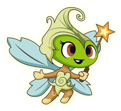 The Fairy Will Help You Collect Your Tree Food - Cartoon (480x480)