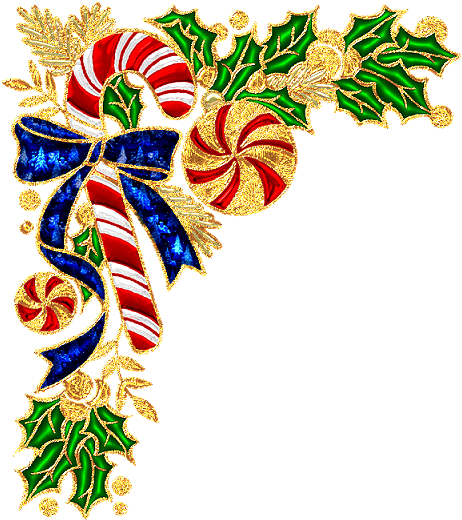 Christmas Corner Borders Png - Esquineros De Navidad (464x540)