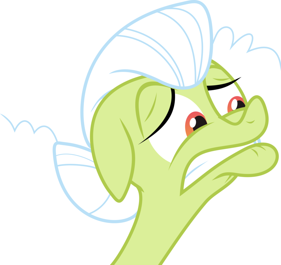Concerned Granny Smith By Yetioner On Clipart Library - Cartoon (900x846)
