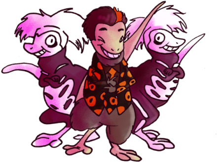 Dinoween, Day N°11 Jack O'lanterns & Pumpkins - Cartoon (500x406)