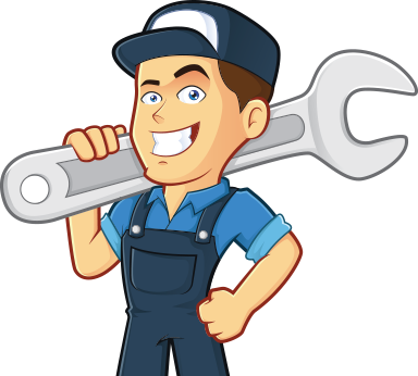 Trusted Brands - Mechanic Clipart (384x346)