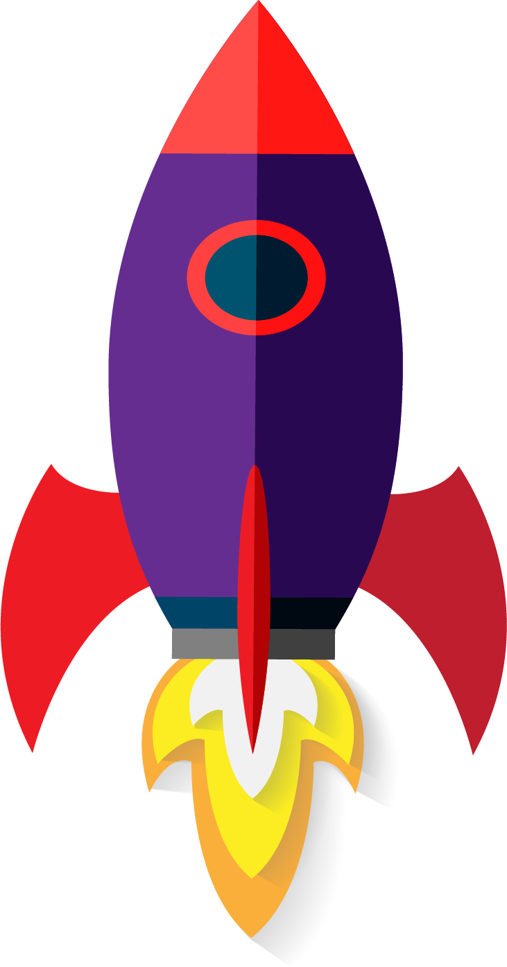 Rocket Flat Design Clip Art - Rocket (731x1393)