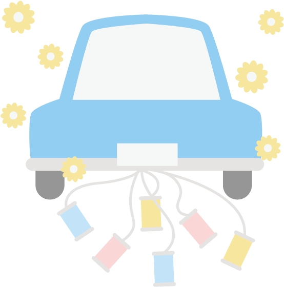 Marriage Cartoon Wedding Clip Art - Car (613x613)