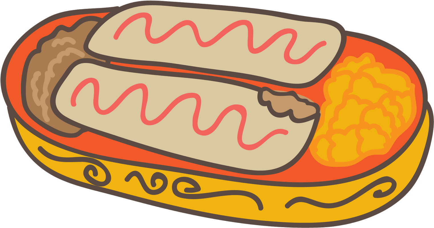 Mexican Food Plate Clip Art - Mexican Food Plate Clip Art (1600x882)