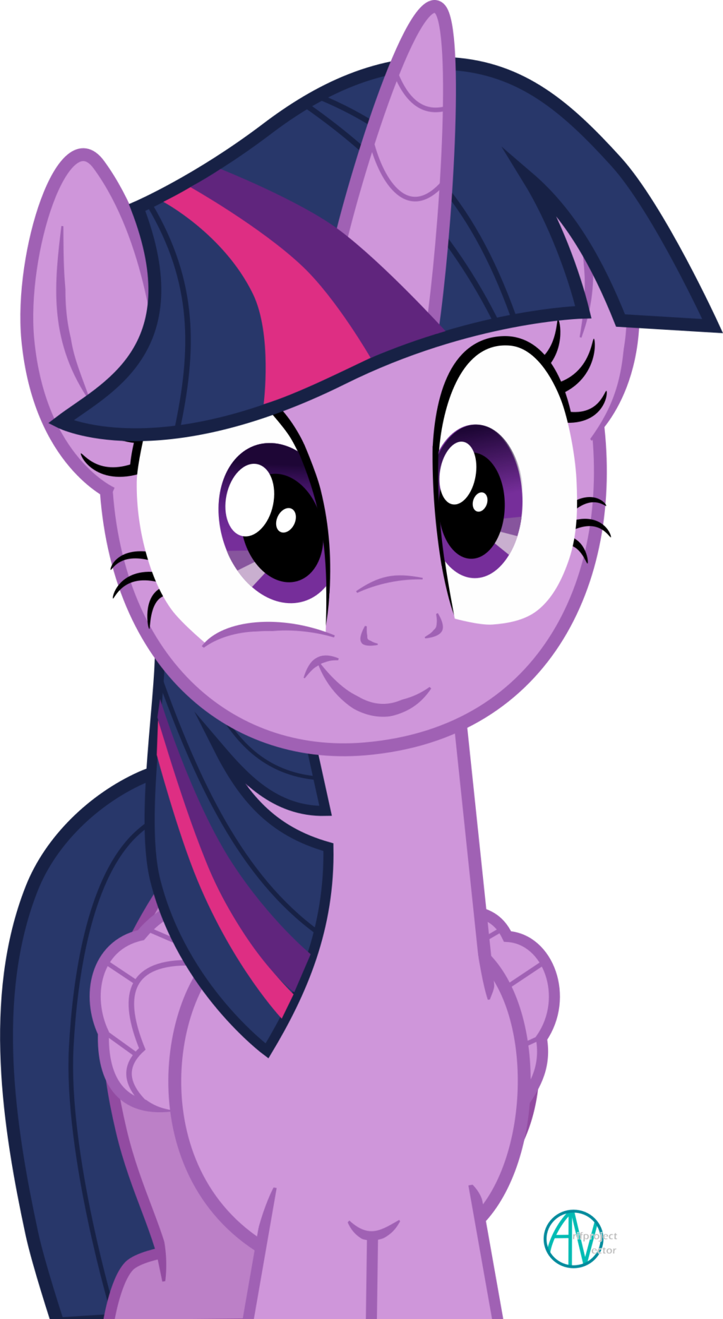 Twilight Sparkle Smirk Vector By Arifproject Twilight - Twilight Sparkle Vector (1024x1868)