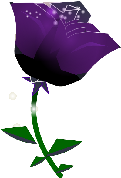Purple Roses - Floral Design (510x674)