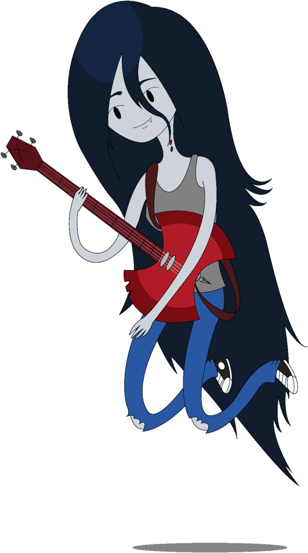 Marceline The Vampire Queen Adventure Time For Kids - Marceline The Vampire Queen Floating (664x1202)