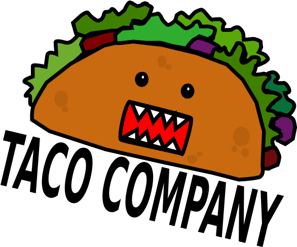 Taco Company 2 Clip Art - Transparent Background Taco Clipart (600x491)