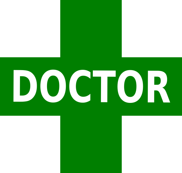 How To Set Use Doctor Logo Green White Svg Vector - Doctors Logo (600x570)