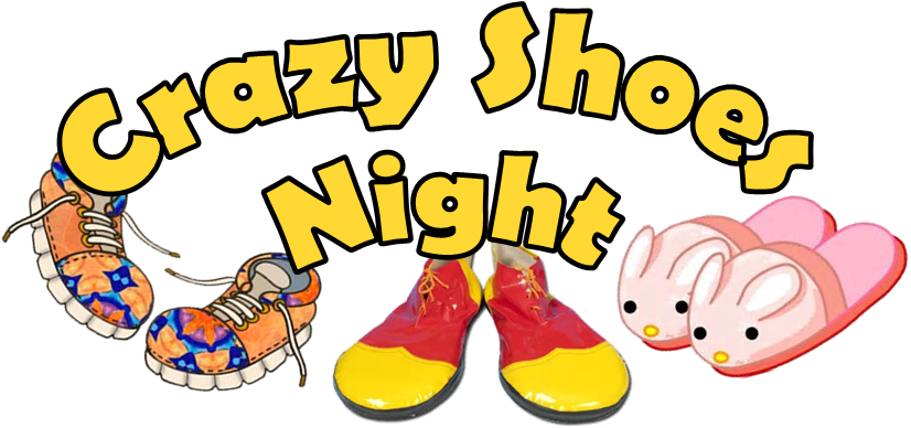 Crazy Shoes Cliparts - Slumber Party Clip Art (884x458)