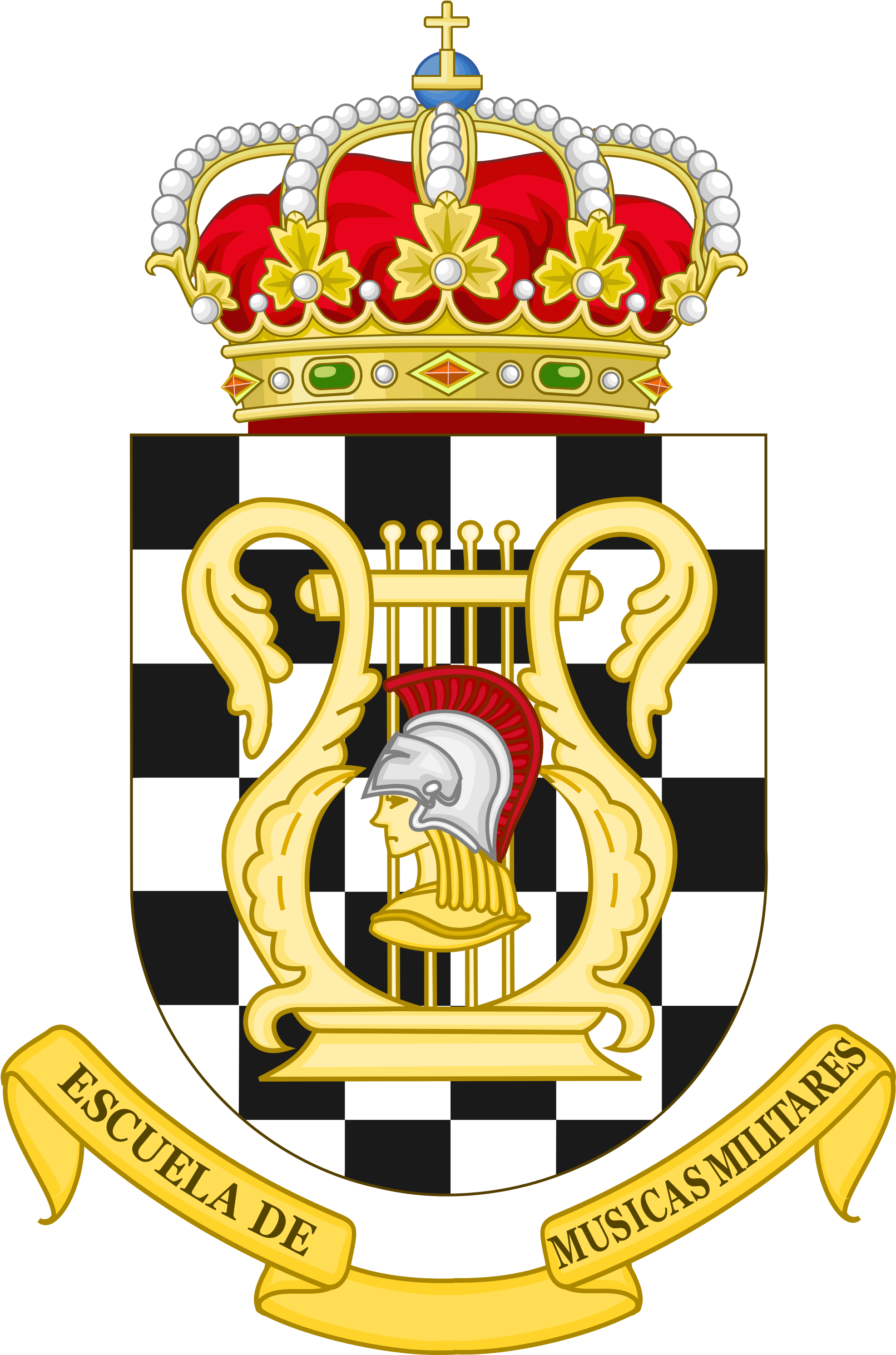 Spanish Symbols Cliparts 11, Buy Clip Art - Coat Of Arms Of School (2000x3077)