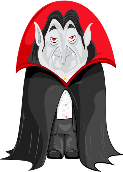 Vampire Png - Halloween Vampire Clipart (429x600)