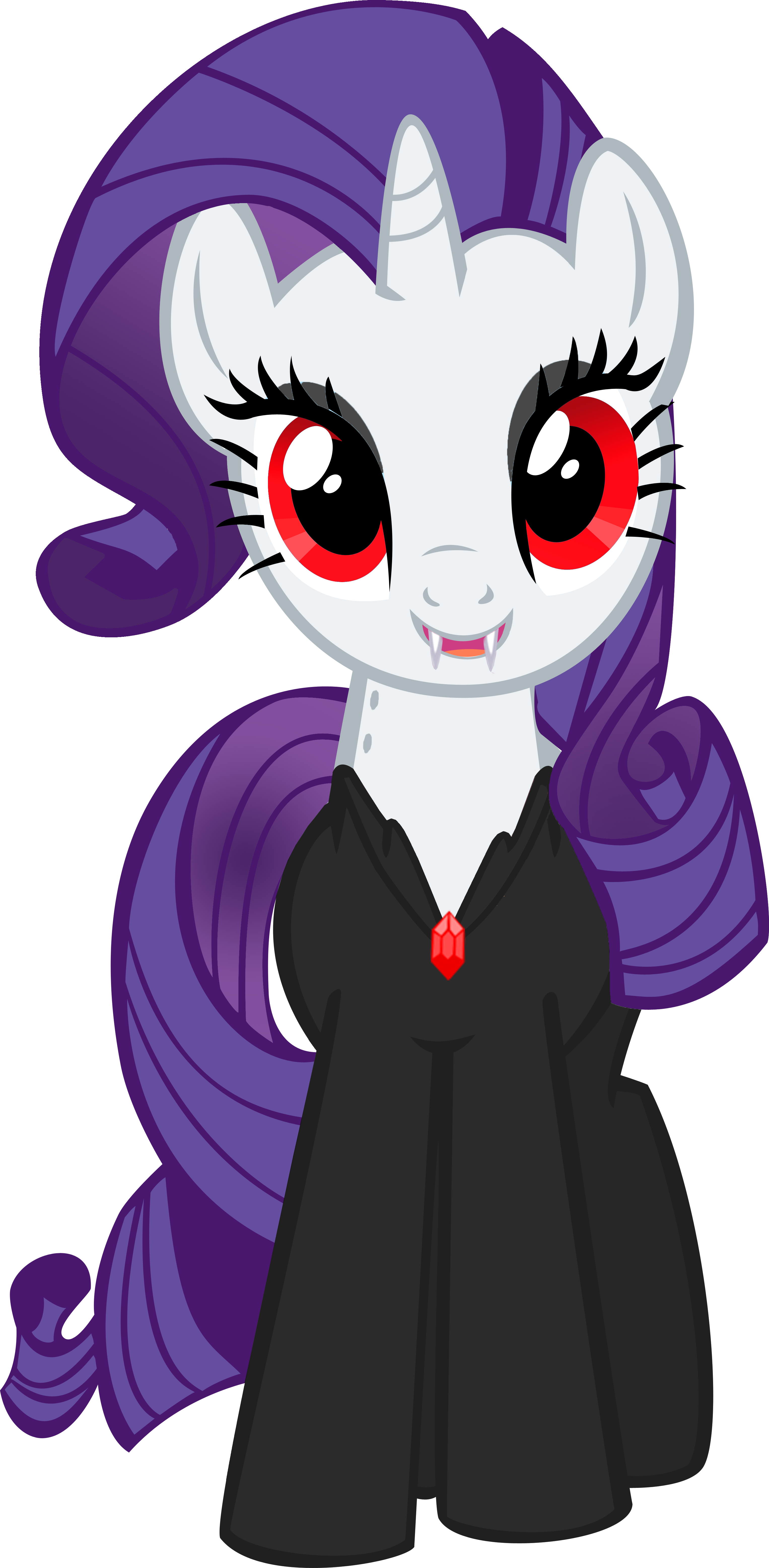 Rarity The Vampire By Rarity6195 Rarity The Vampire - My Little Pony Rarity Vampire (3054x6222)