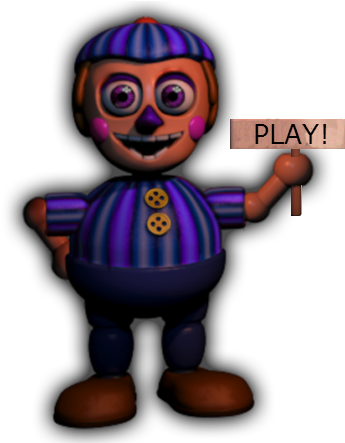 Balloon Girl Full Body By Elender13 - Five Nights At Freddy's 3 (379x442)