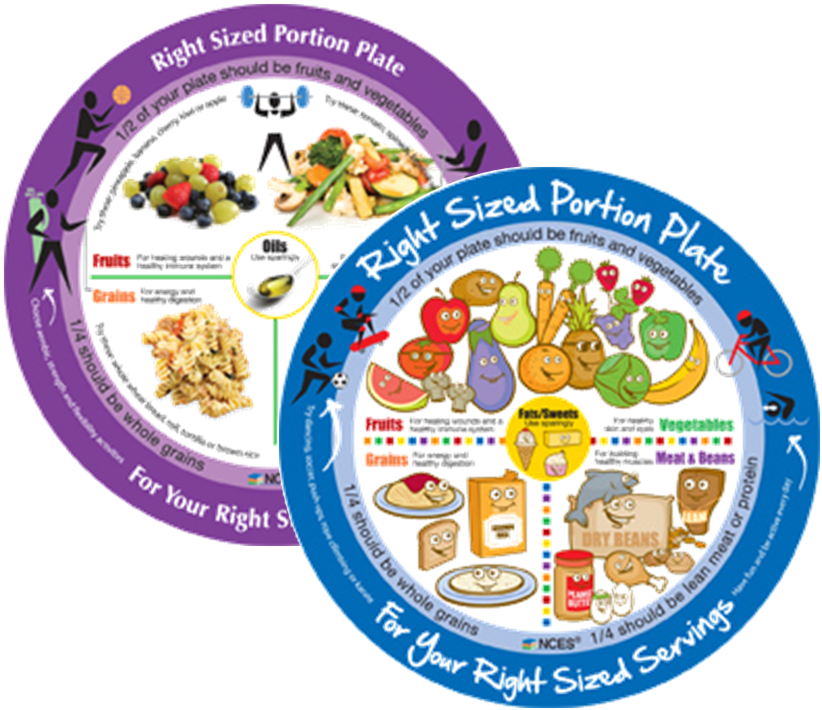 Image - Adult Right Sized Portion Plate (822x710)