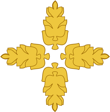 Golden Wheat Medallion Png Images 424 X - Clip Art (424x600)