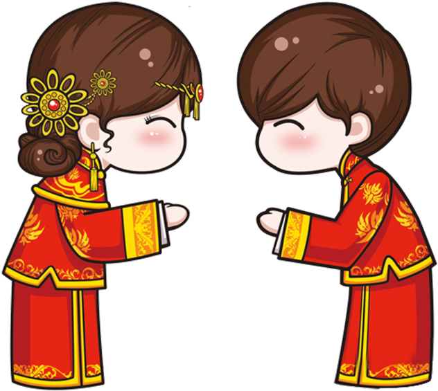 Chinese Marriage Wedding - Hd Chinese Man Cartoon (751x600)