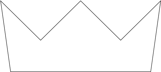 Crown Clip Art Outline Png - White Crown Outline (600x475)