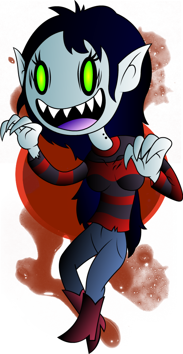 Marceline The Vampire - Art (597x1156)