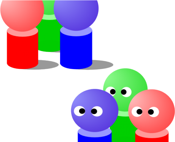 Grouping Cliparts - Group Of People Clip Art (640x480)