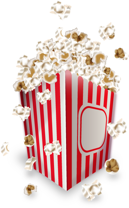 Popcorn Cinema Film Ticket - Popcorn Cinema Film Ticket (800x800)