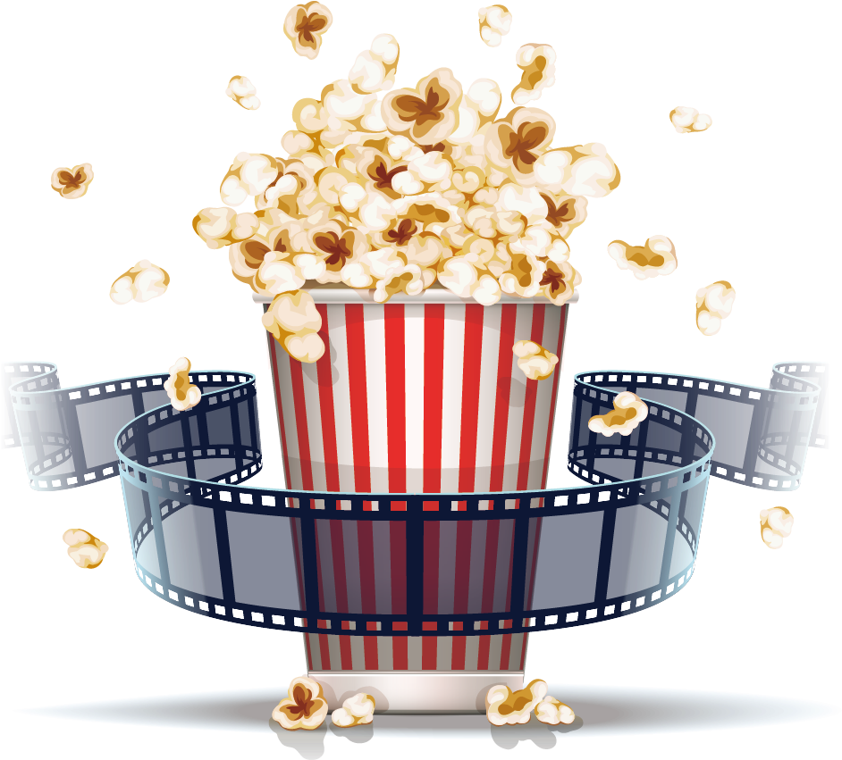 Popcorn Film Stock Illustration Cinema - Popcorn Png (1181x1181)
