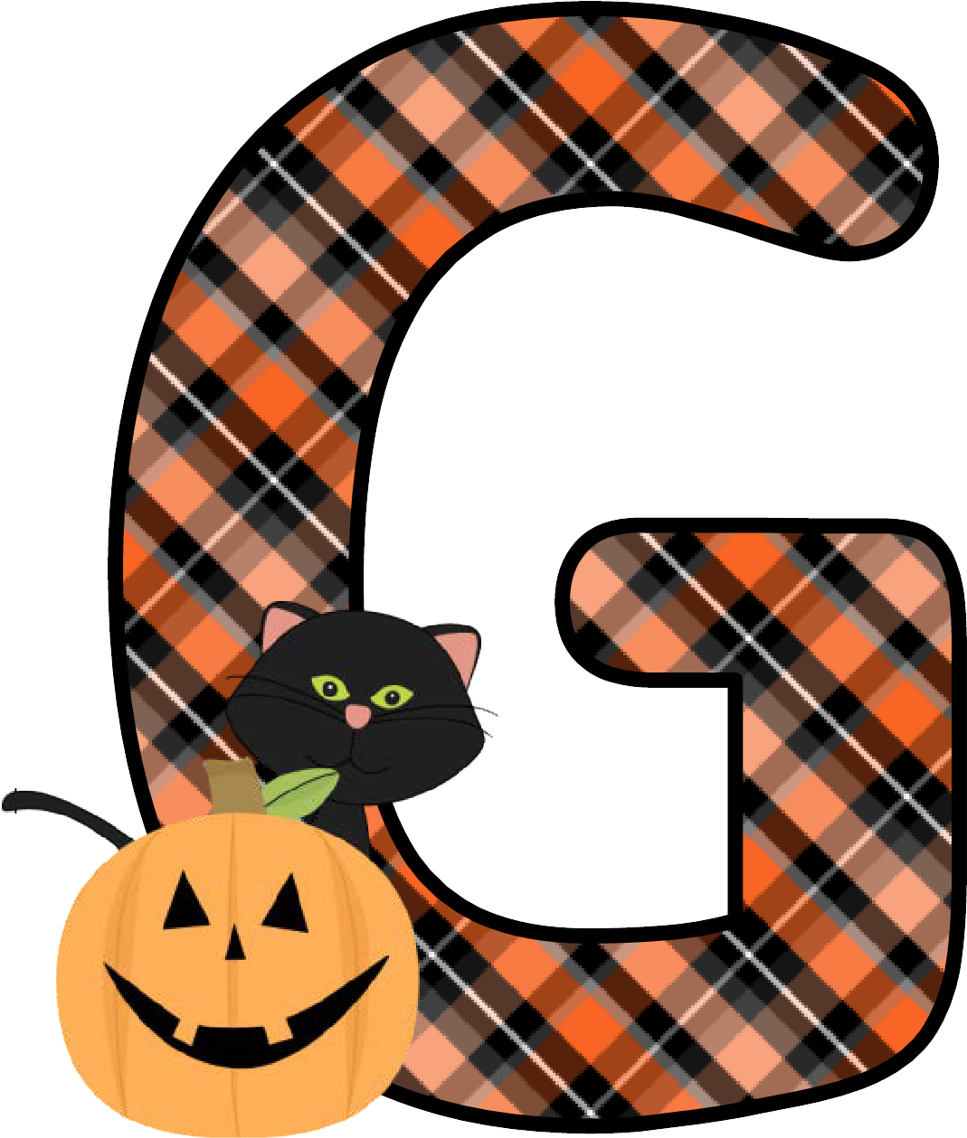 Ch B *✿* Alfabeto Calabaza De Kid Sparkz - Alphabet (1117x1348)