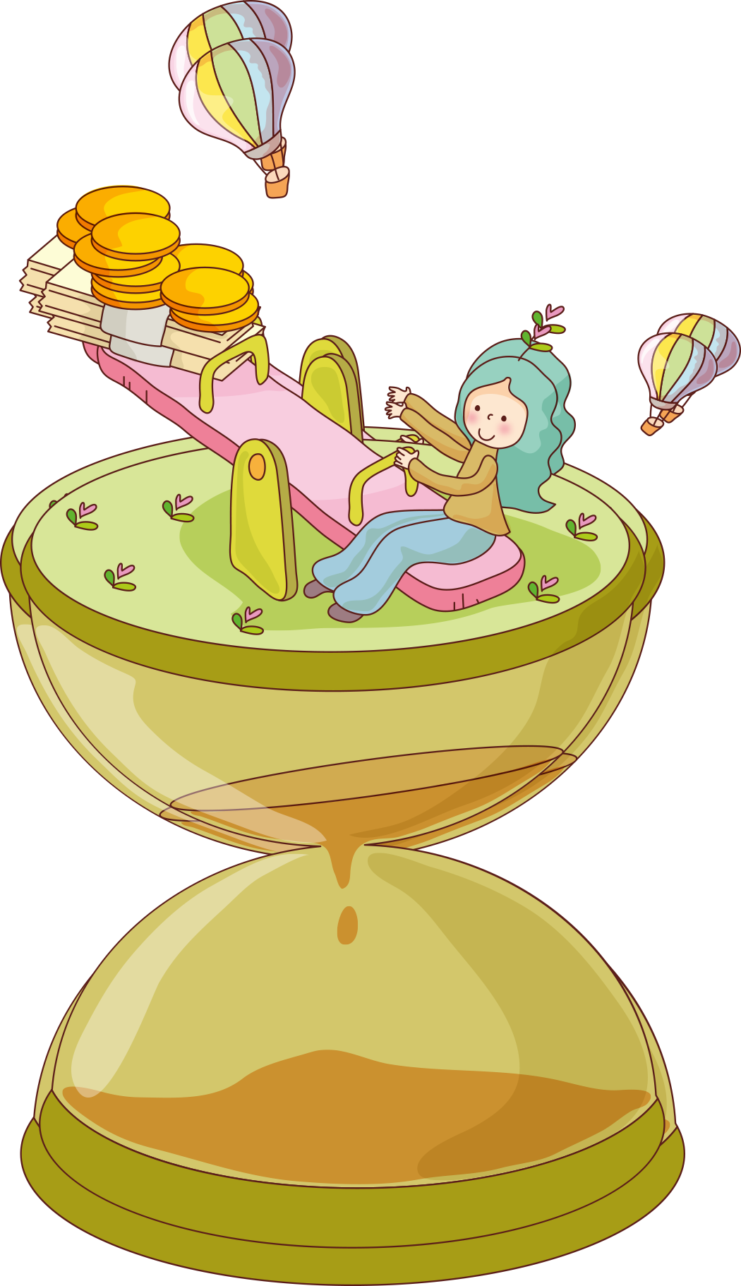 Gold Coin Illustration - Gold Coin Illustration (1050x1822)