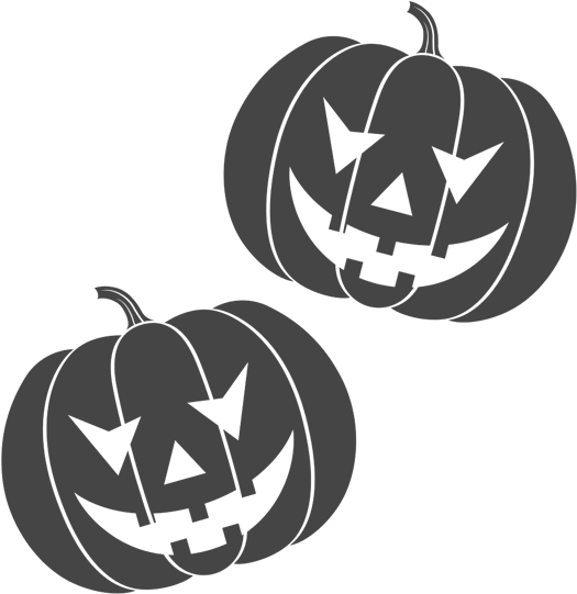Pumpkins Wall Decal - Hero Arts Mounted Rubber Stamp Set Trick (800x550)