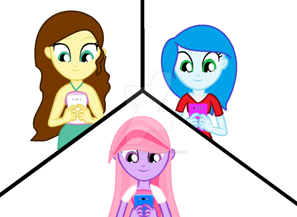 Melody Song, Stardust Shine And Blue Dash By Stardustalicorn - Cartoon (1024x747)