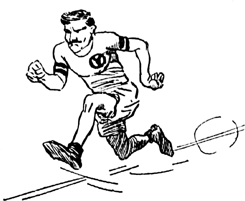 Funny Marathon Runner B&w Clipart - Illustration (875x700)